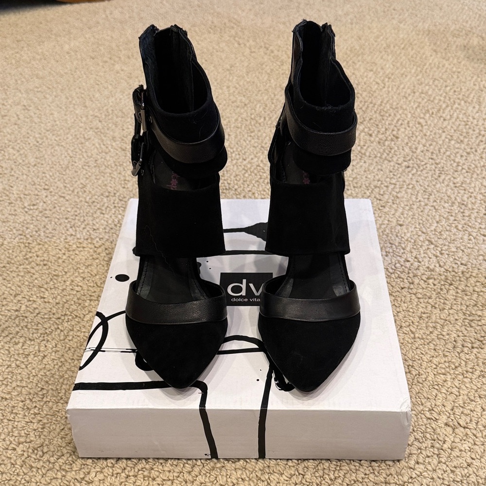 DV by Dolce Vita Black Heeled Boots